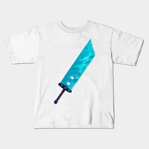 Stylized Sword Kids T-Shirt by MadDesigner